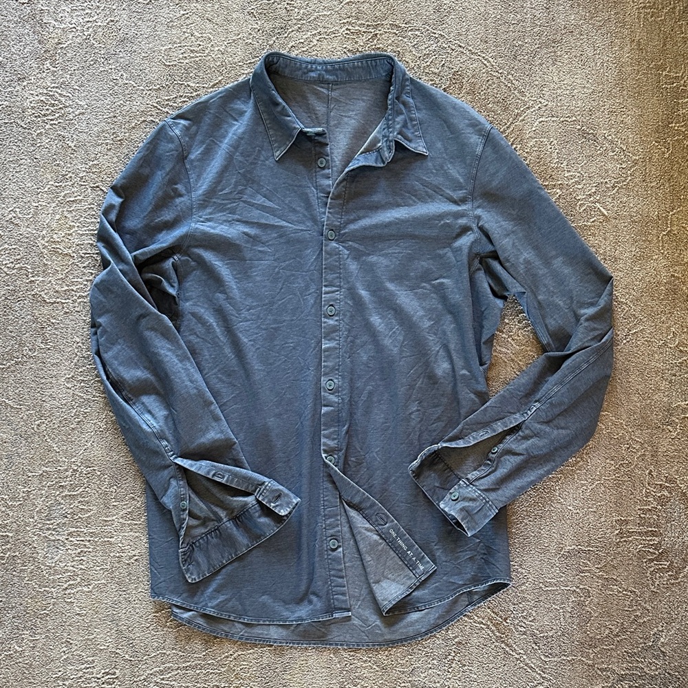 Lululemon button down with stretch
